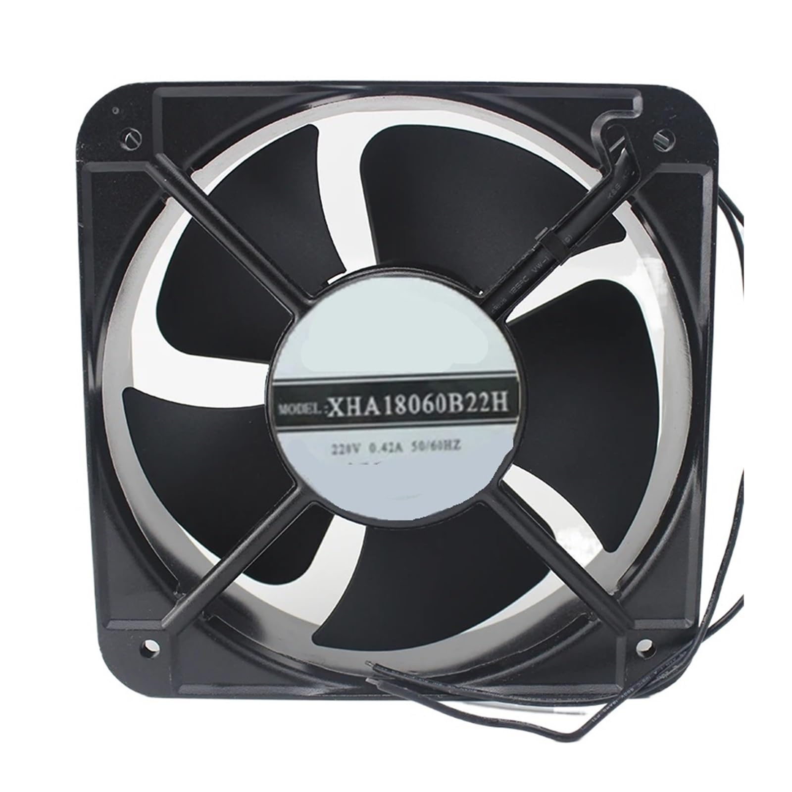 YMUGUEGH XHA18060B22H Server Cooling Fan AC 220V 0.42A 180x180x60mm 2-wire