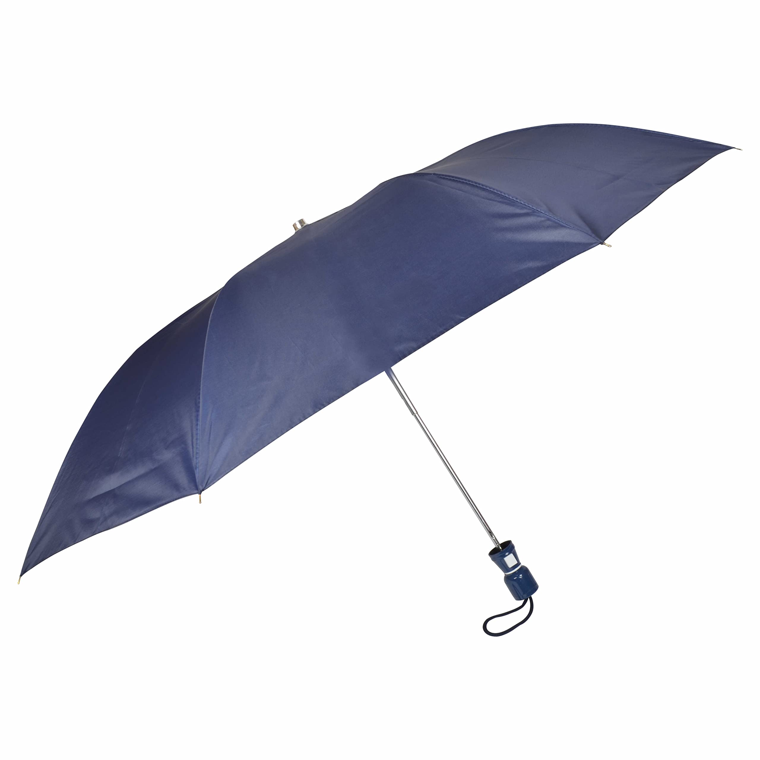 Fendo Emmott 2 FOLD AUTO Open 24.5 Inch Sun And RainProof Regural Umbrella For Men And Women (Navy Blue)