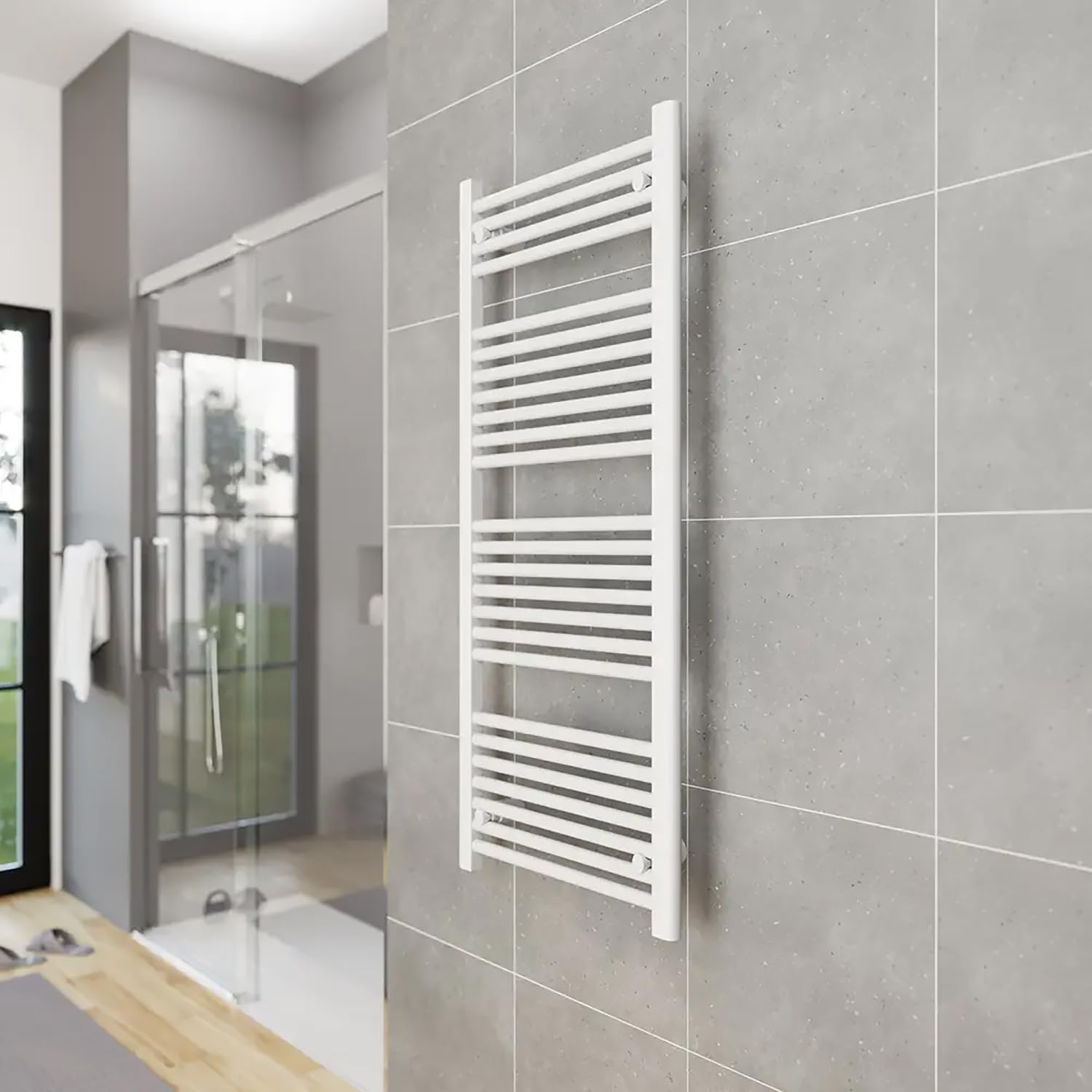 Parama Termoarredo scaldasalviette Idraulico 1200x450 Bianco interasse 400 | Antares