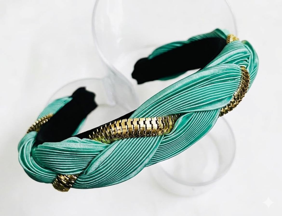 Braid super flash Luxury Color Pearl Crystal Head Wear Hoop Headband Hairband Hair Band accessories for girls-image-17