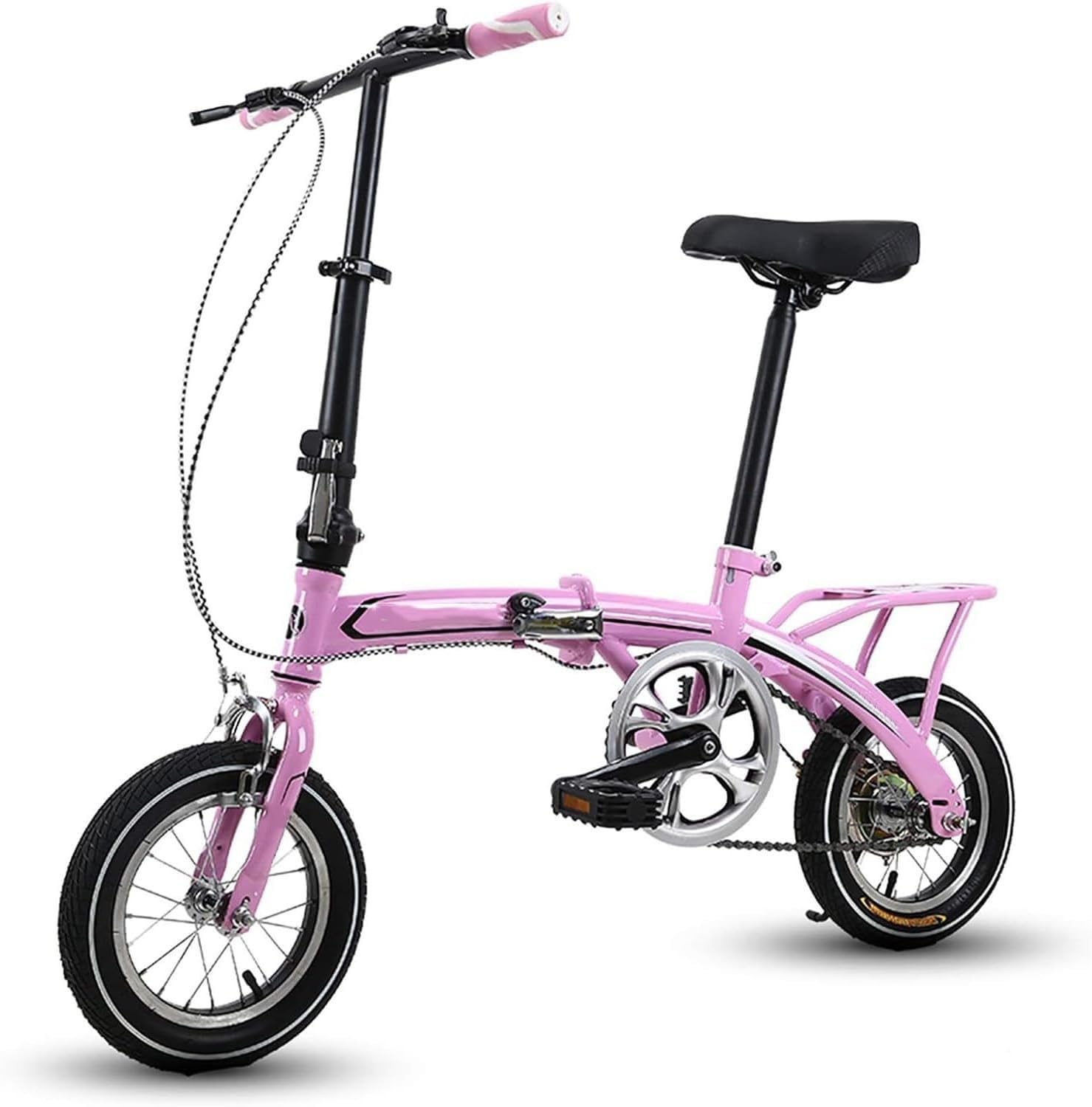 Bicicleta Plegable 12 Pulgadas, Compacta Y Urbana, Ideal para Estudiantes Y Adultos, Ligera Y Mini para Trabajo. C,12inch