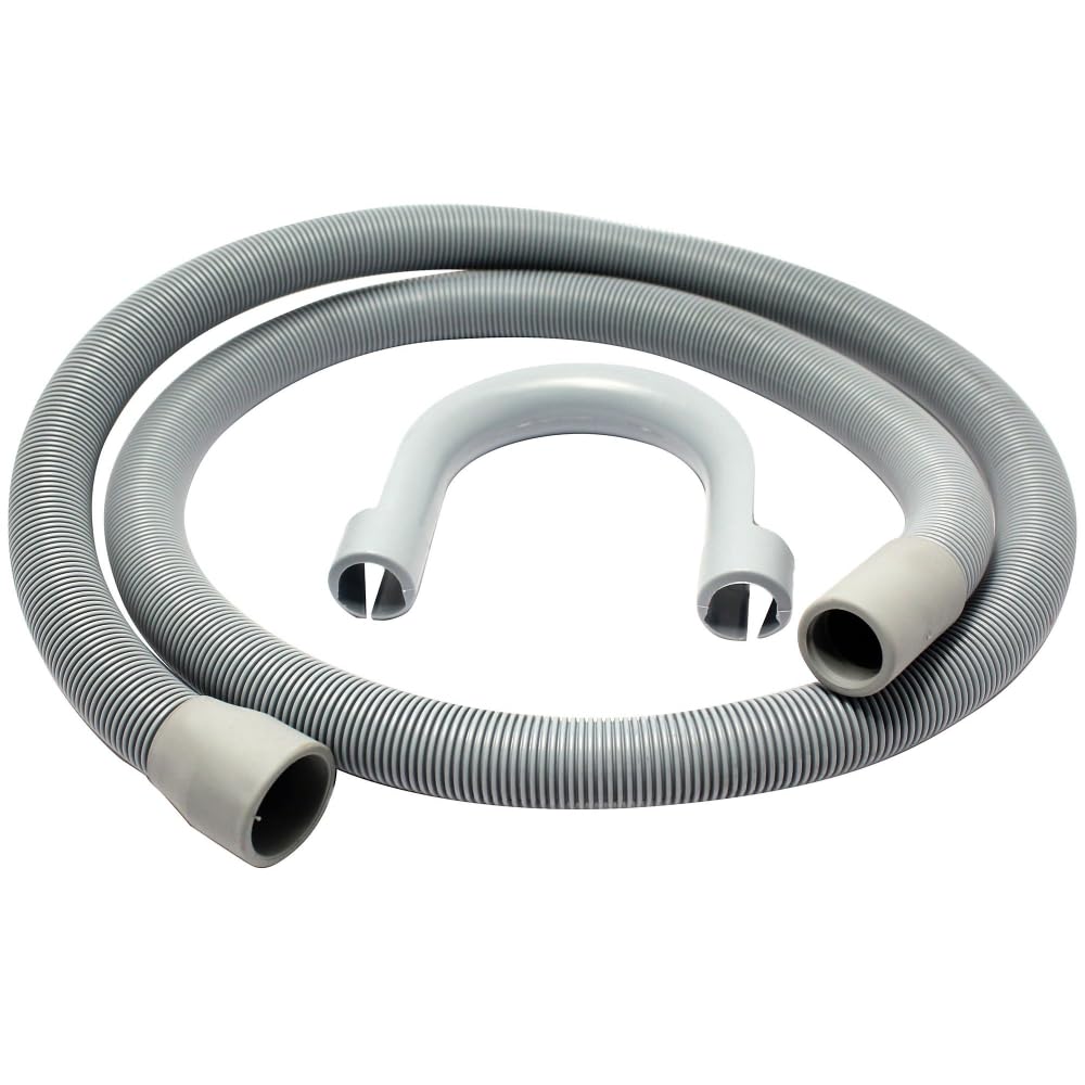 JD Brands Washing Machine Drain Hose Extension 2.5m | Universal Waste Water Pipe for Washing Machine, Dishwasher, Tumble Dryer, and Other Appliances