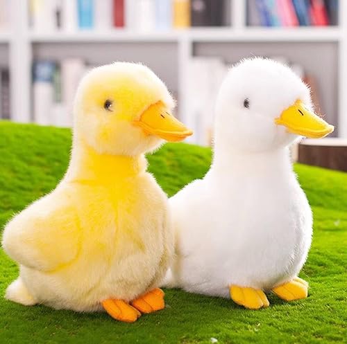Miniatura 3 de 8 pulgadas pequeño pato amarillo juguetes de peluche pato rellenos (amarillo)