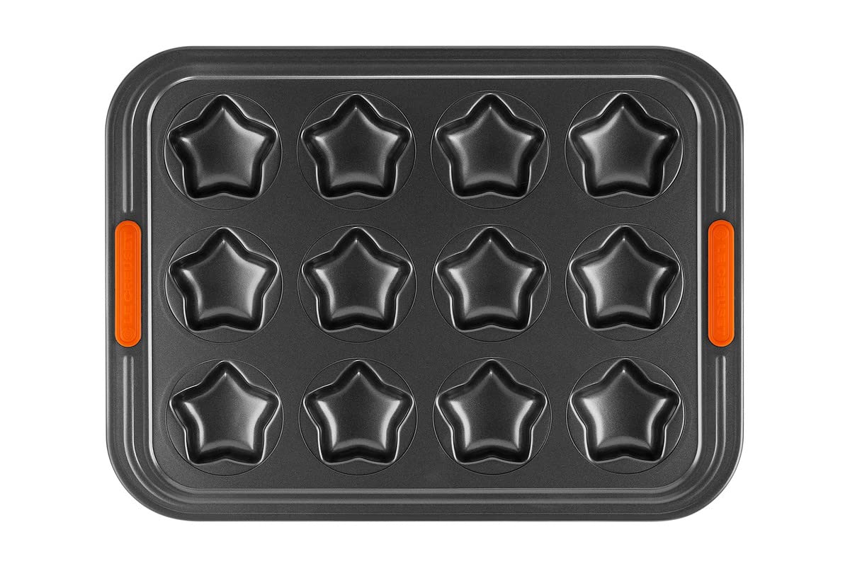LE CREUSET - Sternform, Festlich, Backform, schwarz