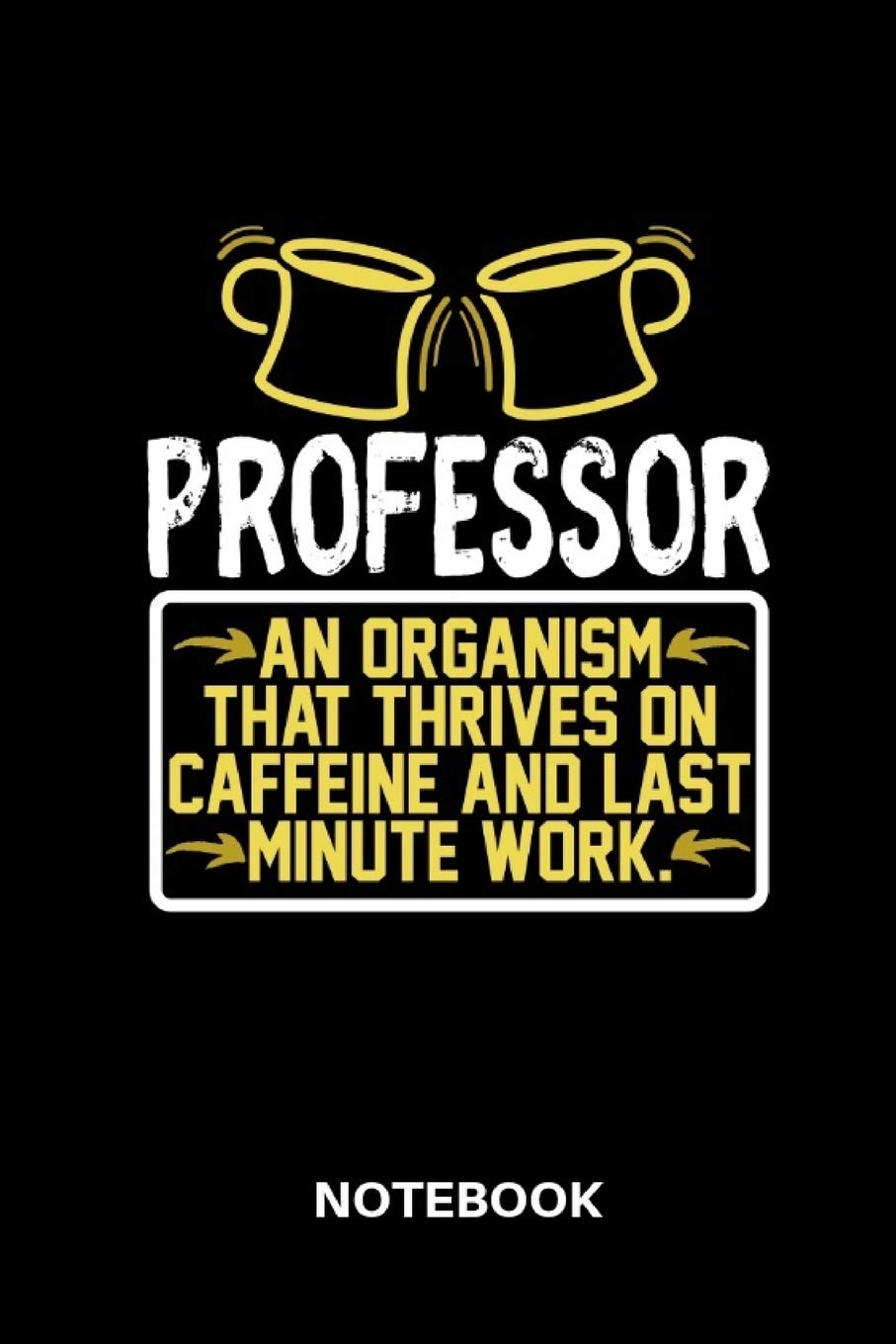 Professor - Notebook: Lined notebook for professors to track all informations of daily work life for men and women