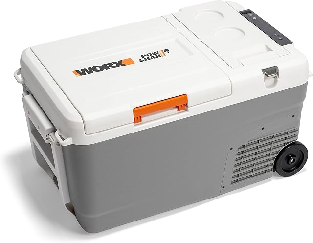 WORX WX876.9 Portable Battery & Electric Cooler Cool Box - Bare Unit (no Battery & Charger Included)