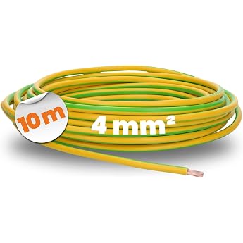Lapp 10 m H07V-K 4 mm  Green/Yellow - Ground Cable & Flexible Core Cable