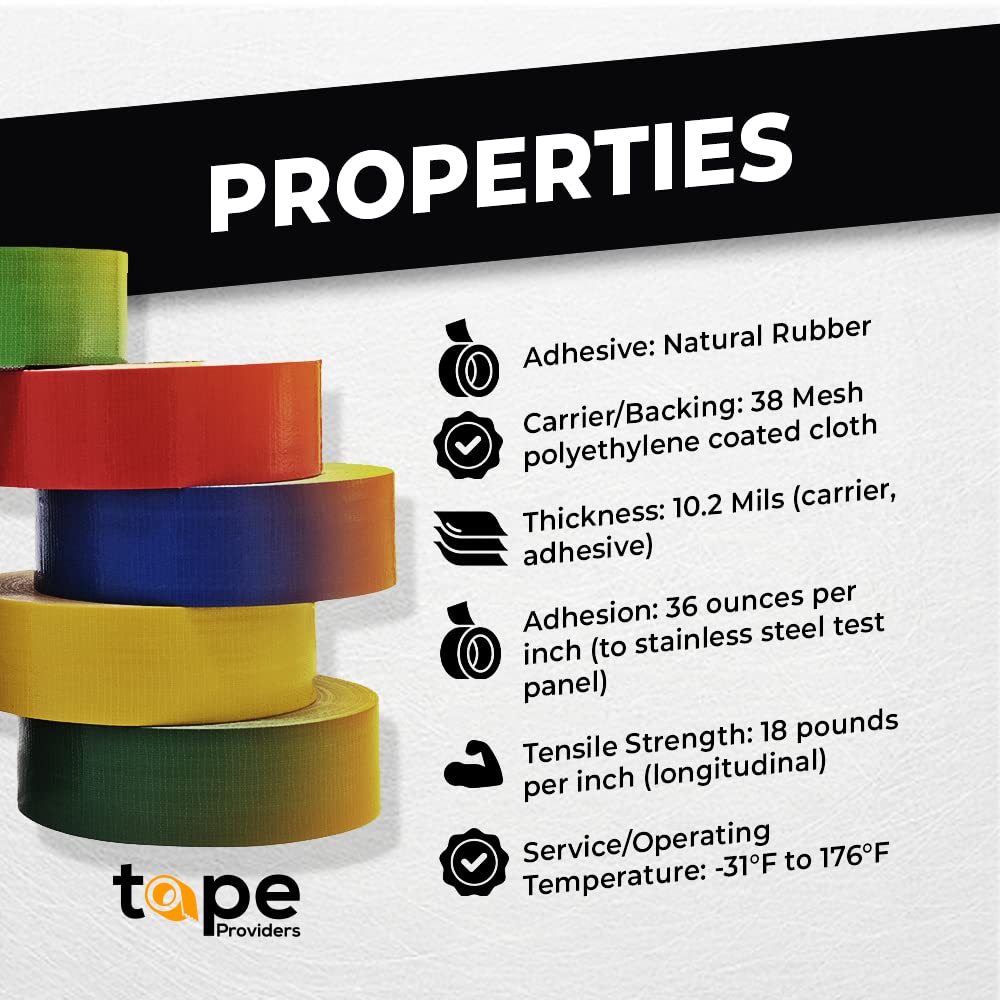 WOD Contractor Grade Camouflage Duct Tape 12 Mil, 2 inch x 25 yds. Waterproof, UV Resistant for Crafts & Home Improvement