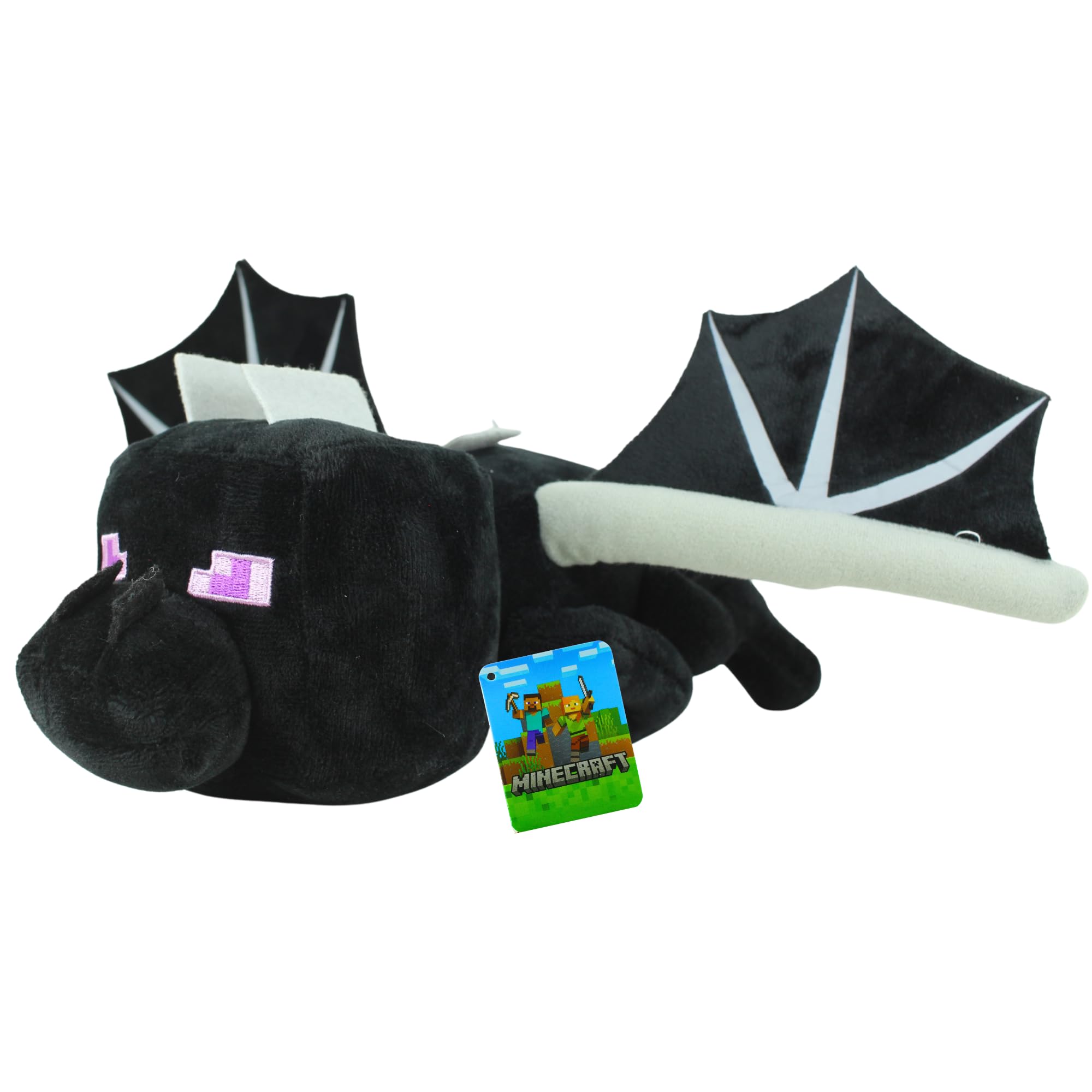 Minecraft 30cm Large Embroidered Super Soft Gift Quality Plush Toys - (30cm 12' Ender Dragon) โ image 1