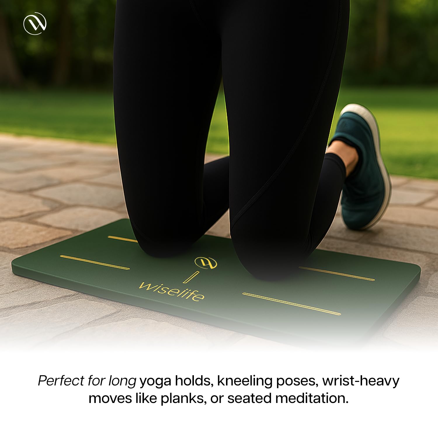 Wiselife Almohadilla de cojín para yoga