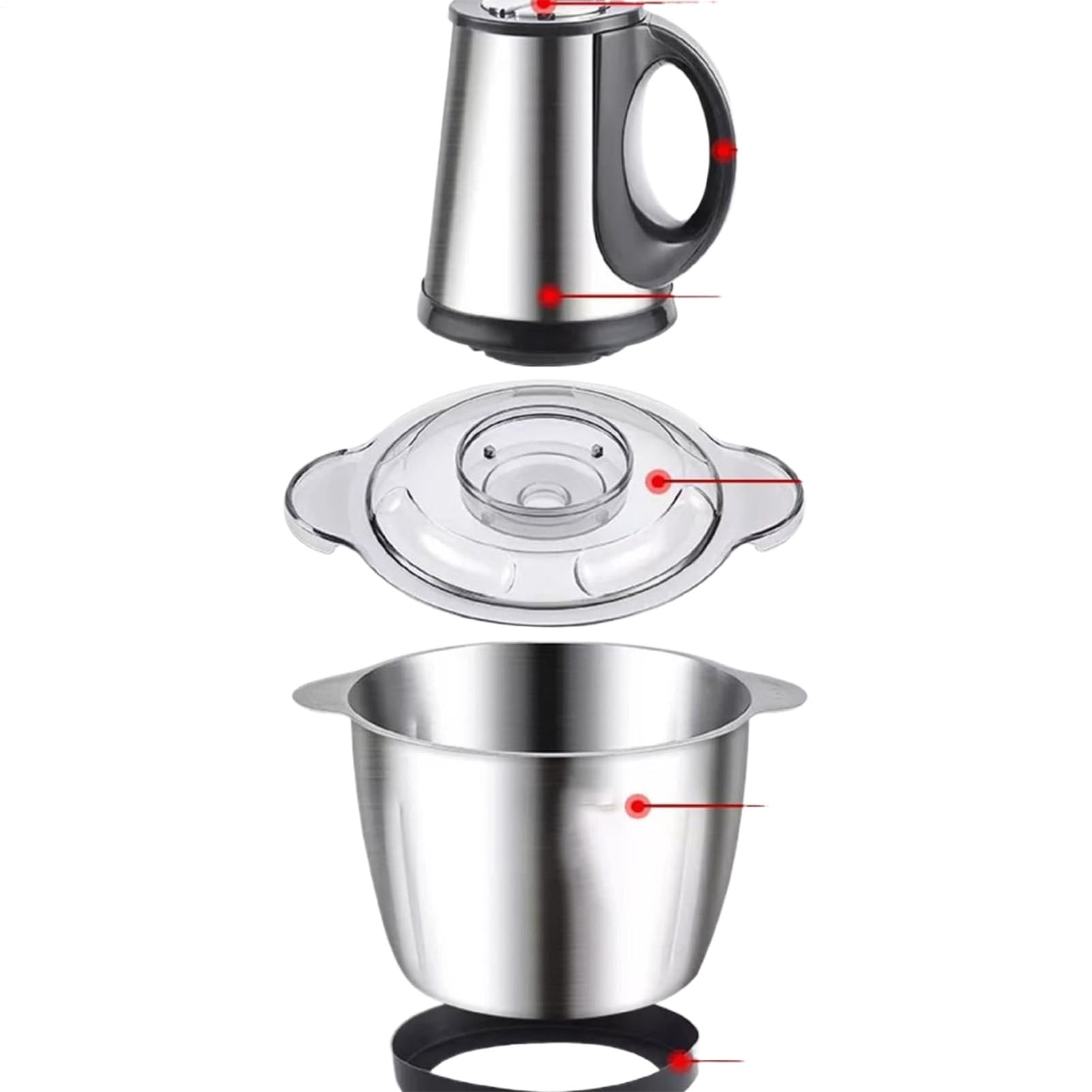 Picadora Eléctrica Para Verduras Acero Inoxidable Portátil Ajo, Frutas