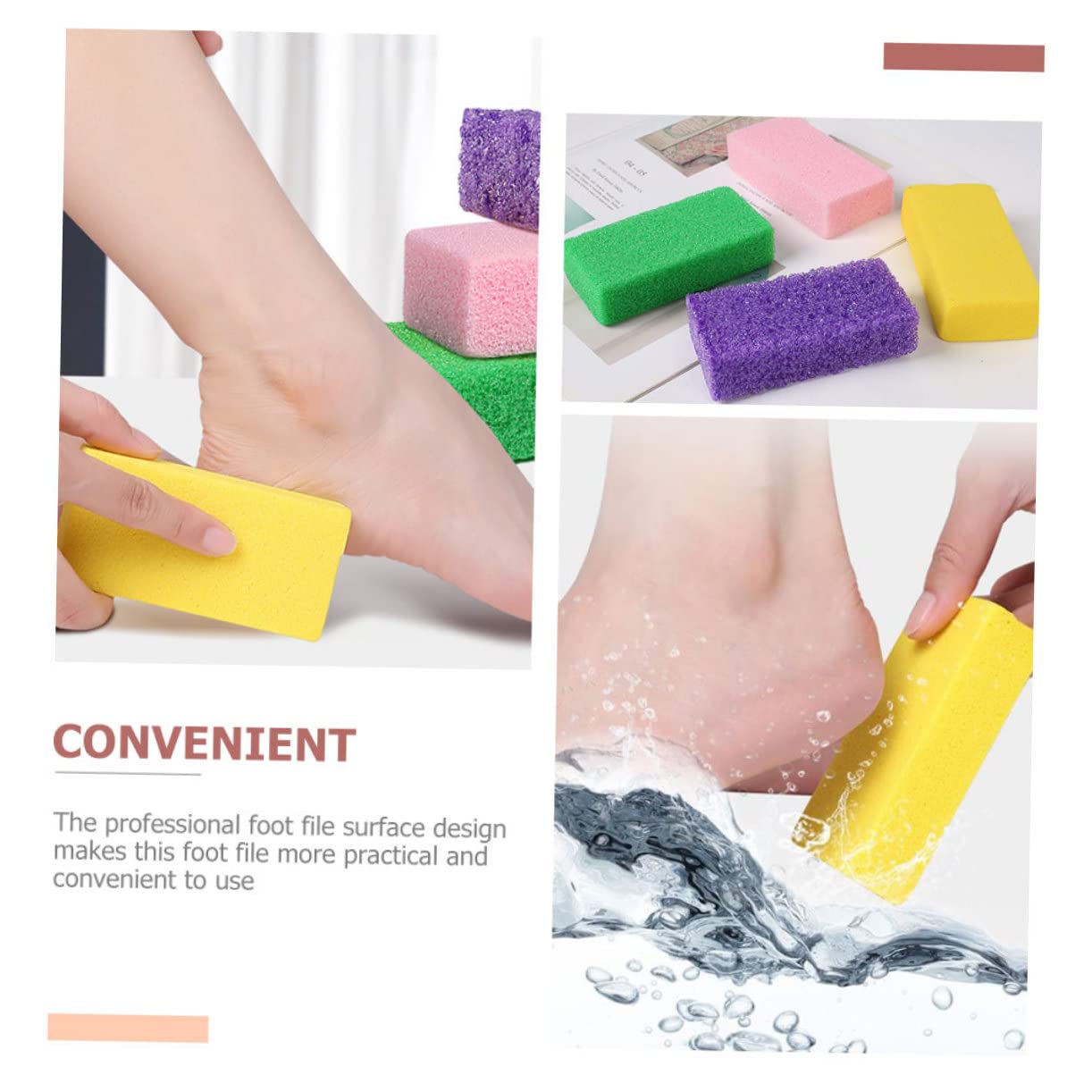 minkissy 18piezas Exfoliante De Pies Limpiador De Piel Muerta Multifuncional Herramienta Profesional Para Pedicura Para Hombres y Mujeres
