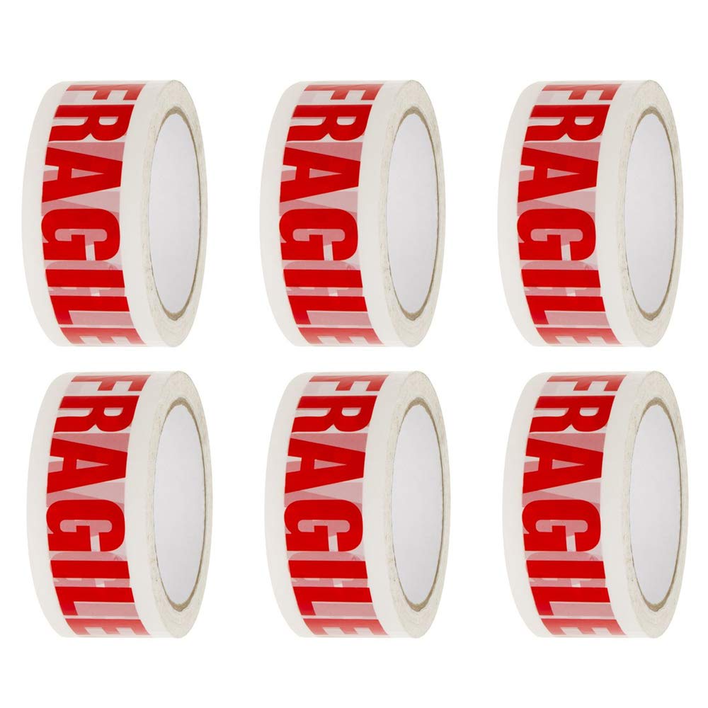 EcoPrice® Nastro Adesivo Imballaggio FRAGILE 48mmx66m 1 Rotolo - Foto 14
