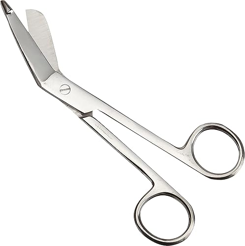 Tijeras de vendaje, tijeras de acero inoxidable para oficina, hogar, escuela, costura, artes y manualidades, 3.5 pulgadas