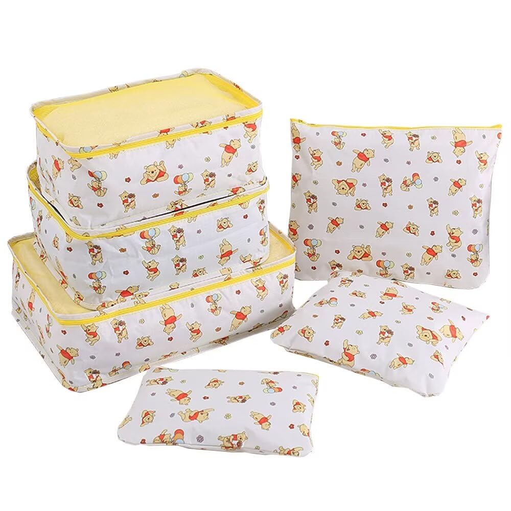 Amazon.co.jp: Prandar ディズニー トラベルポーチ くまのプーさん 6点