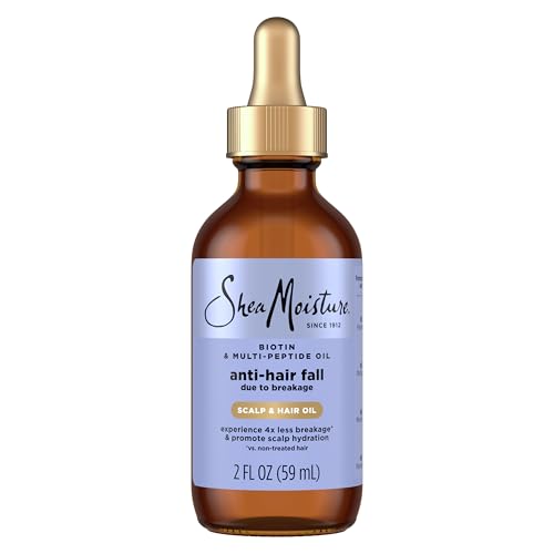 Shea Moisture Scalp & Hair Oil with Biotin & Peptide, 2 oz