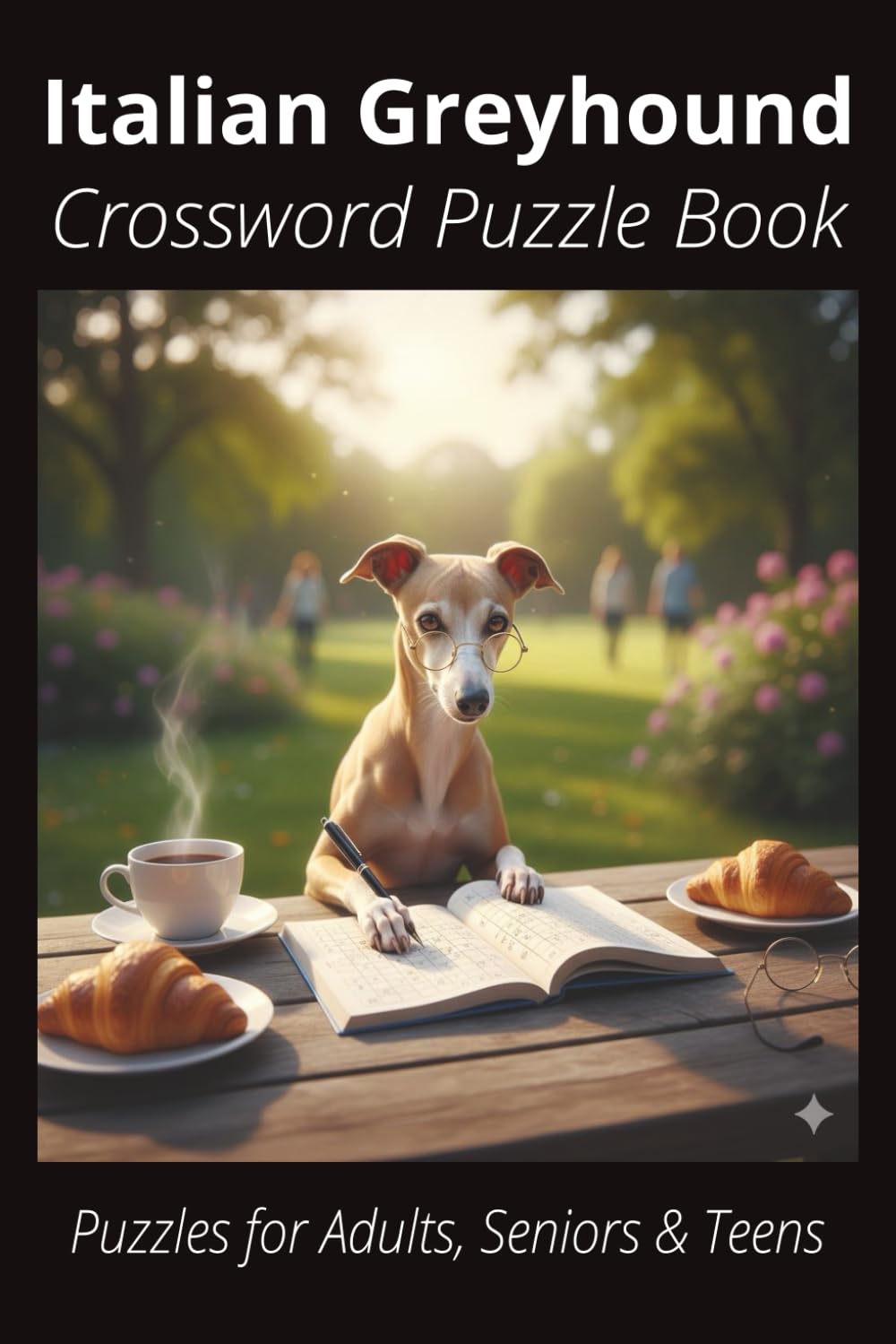 Italian Greyhound Crossword Puzzle Book: Crossword Puzzles with Easy-to-Read Print About Italian Greyhounds, Loyal Companions, Training, Fun Facts & ... Pet Lovers, Vacations, and Relaxing Moments