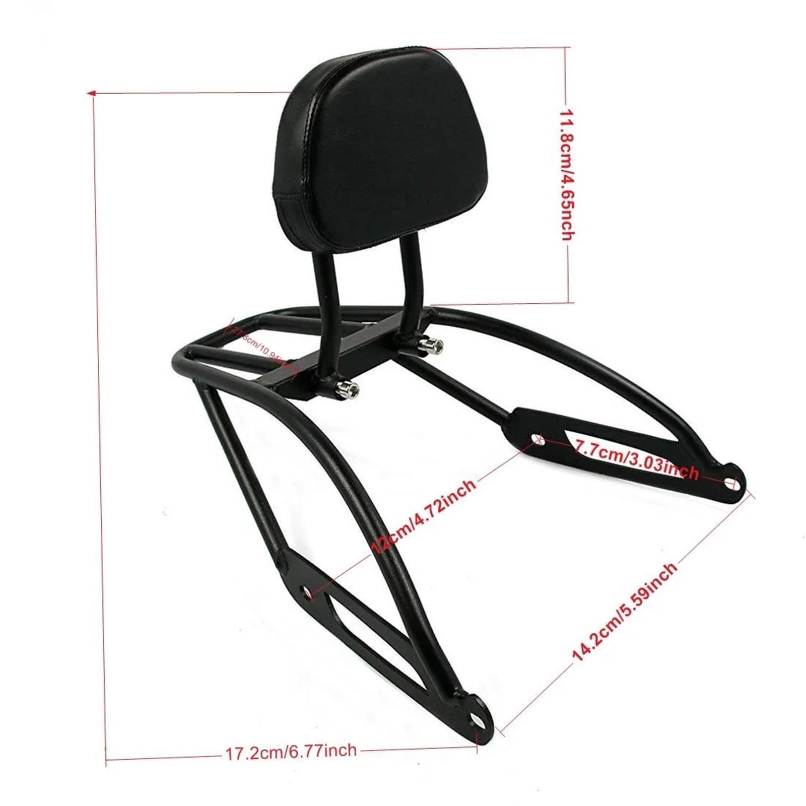 Portapacchi Posteriore Motociclo Sissy Bar Schienale Portapacchi Per Harley Per Street 750 500 XG750 XG500 XG 2014-2019