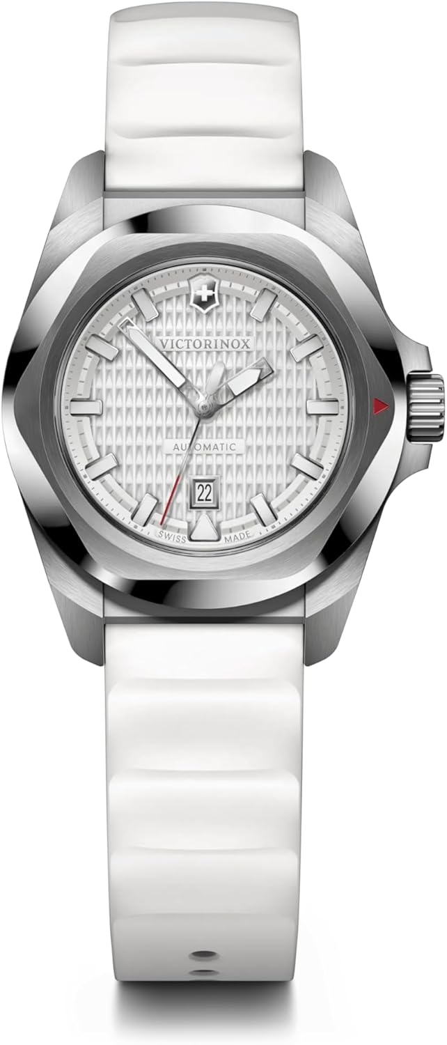 Victorinox I.N.O.X Small Automatic White Dial White Rubber