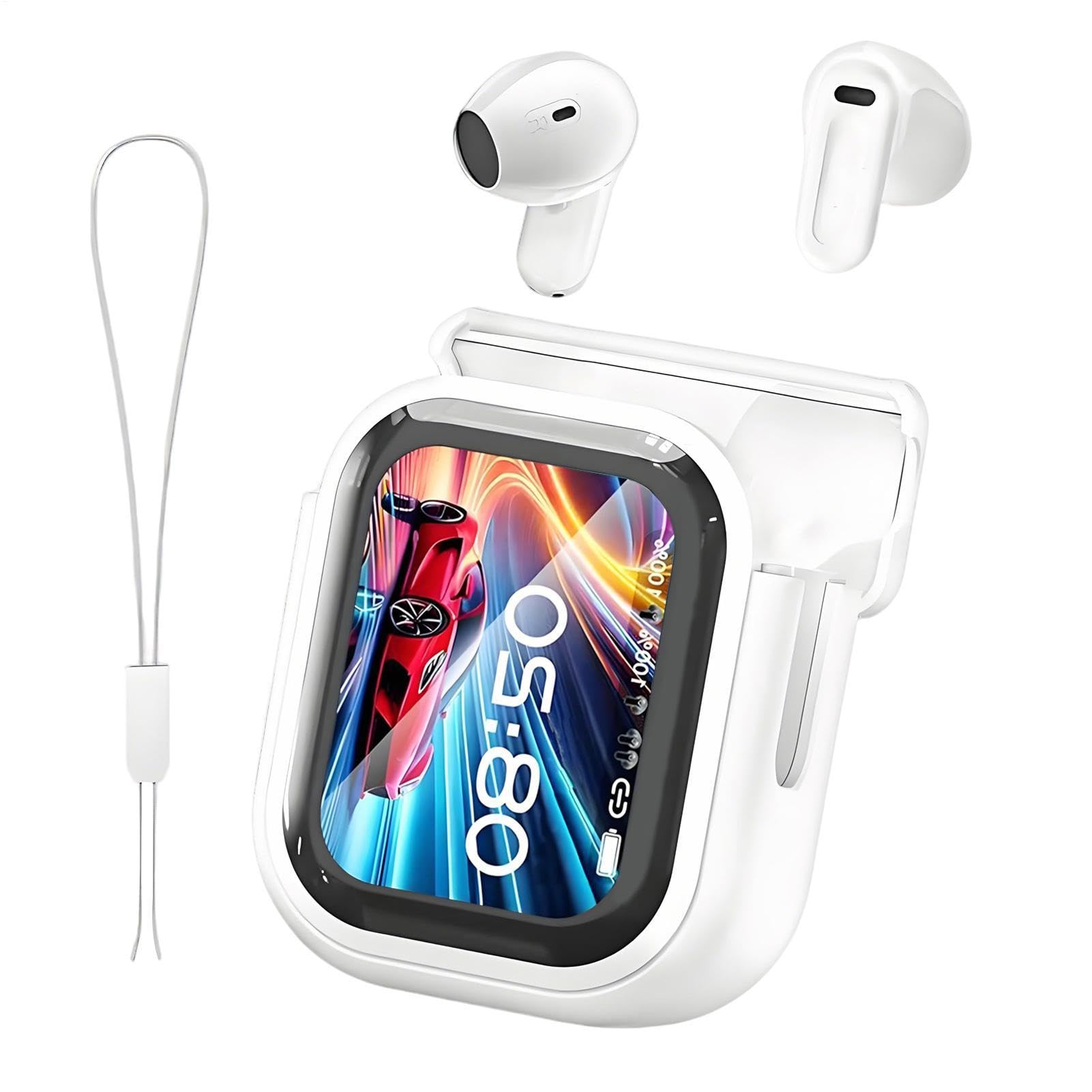 Auricolari Traduttore In Reale Wireless Cancellazione Rumore Touchscreen | Auricolari Con Traduzione IA In Reale Per Viaggio Affari Apprendimento Sport Outdoor Uomini Donne Scuola Lavoro E Palestr