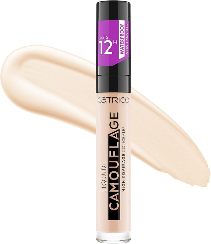Catrice | Liquid Camouflage High Coverage Concealer | Ultra Long Lasting Concealer | Oil & Paraben Free | Cruelty Free (005 | Light Natural)