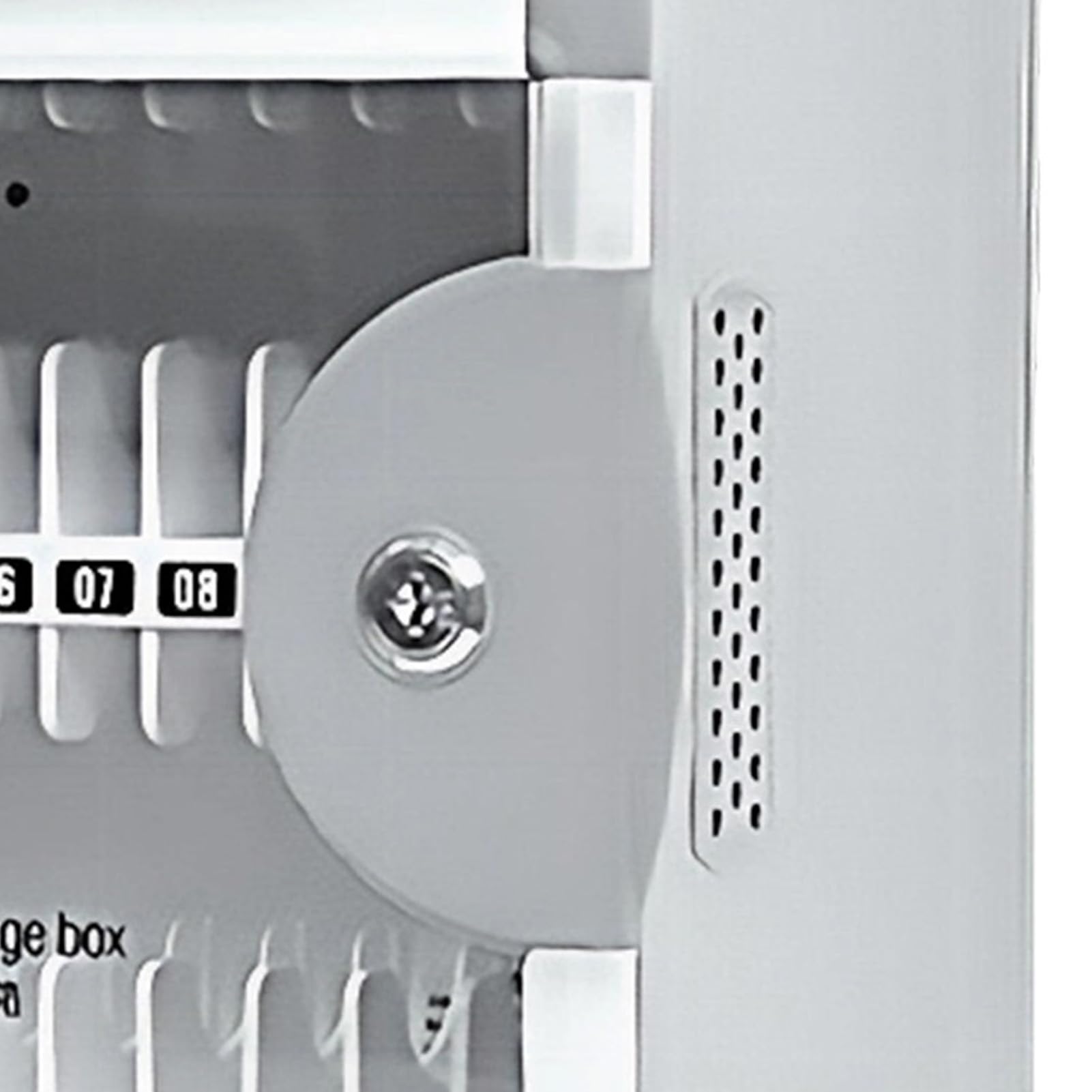 24 Slots Cell Phone Locker, Durable Wall Mount Storage (Gray)