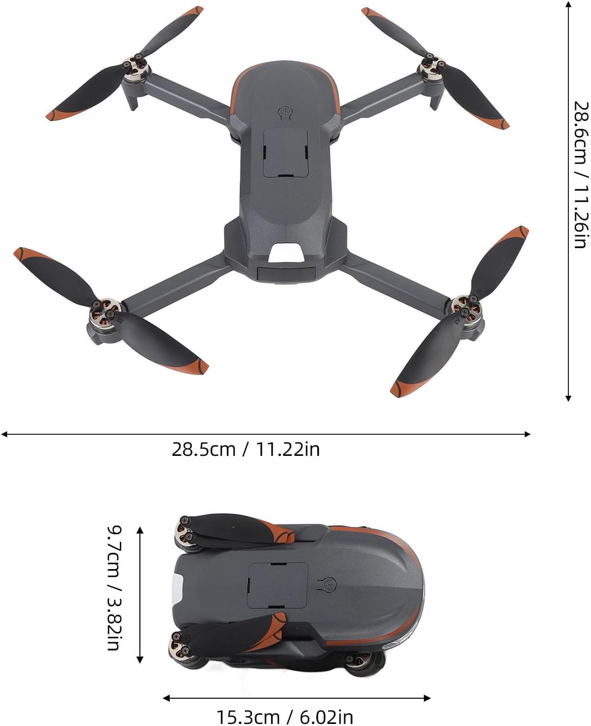WiFi Drone with Dual Camera, 360° Flip FPV Mini Drones, Foldable RC Quadcopter with 4 Way Obstacle Avoidance, Optical Flow Positioning (Double Battery)