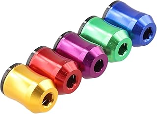 Screwdriver Bit Magnetic Screw Ring Magnetizer For 1/4 Inch Shank, Aluminum Alloy Tool For Strengthening Magnetism And Removing Metal Debris(5pcs)