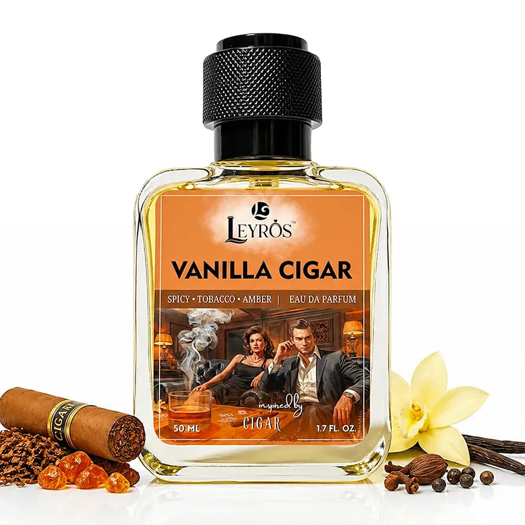 Vanilla Cigar Perfume | Inspired by Cigar | Tobacco Vanilla Warm Spicy Luxury Fragrance | Long Lasting Eau De Parfum | (For Men) (50 ML)-image-12