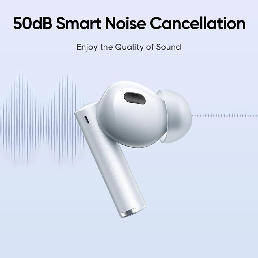 realme buds Air6 pro ワイヤレスイヤホン Amazon.com: realme Buds Air 6 Pro 真無線耳塞,50 分貝降噪,ANC