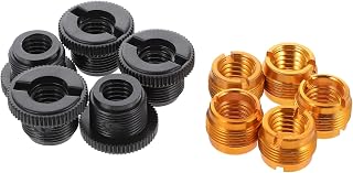 SHOWERORO 10pcs Microphone Nut Tripods for Cameras Thread Holder Stand Holder Female Camera Screw Adapter Conversion Connector Mic Boom Stand Adapter Mic Stand Adapter Mic Adapter
