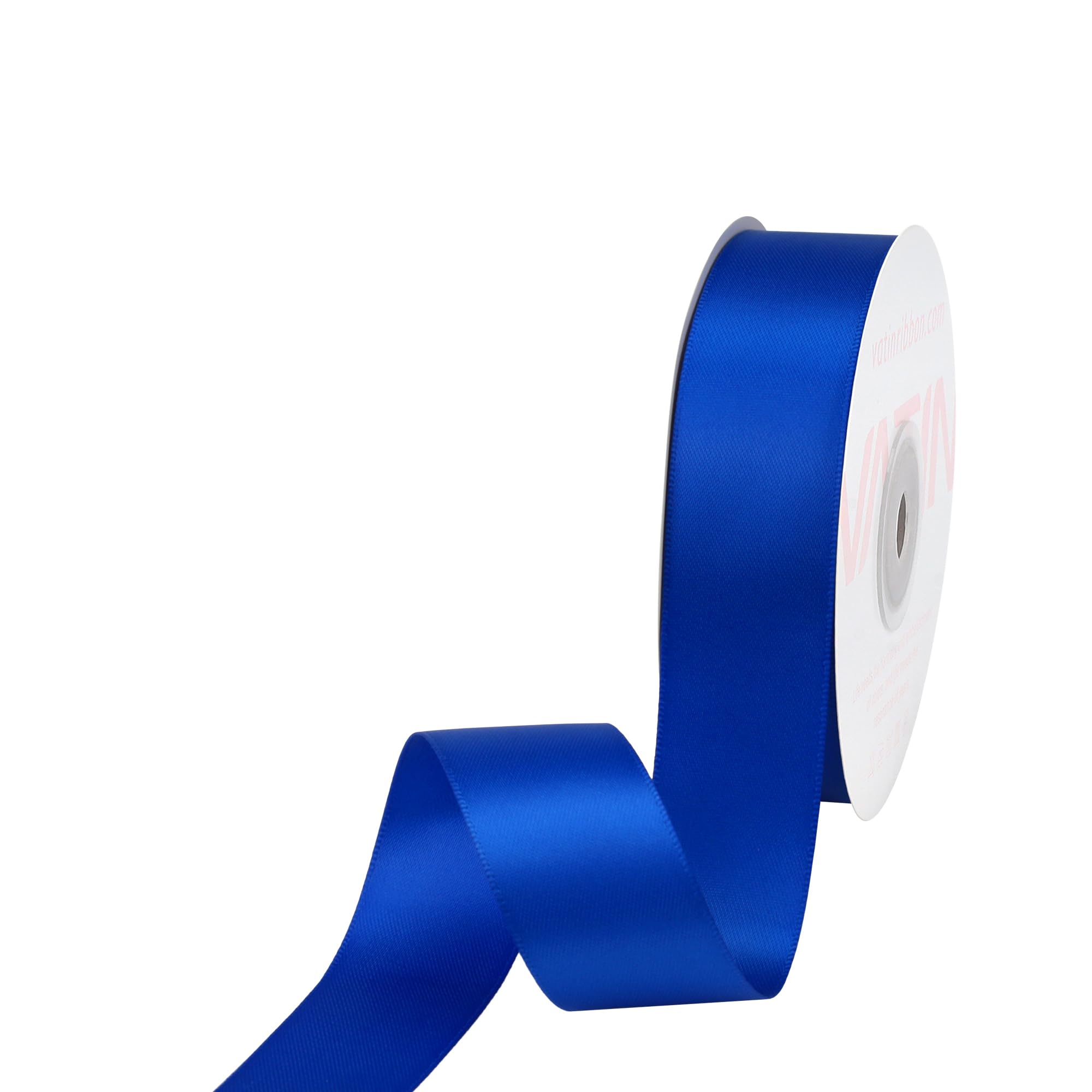 VATIN 100mm Wide Double Faced Polyester Deep Navy Blue Satin Ribbon- 4.5 Metre/Spool, Perfect for Chair Sash, Making Bow, Sewing and Wedding Bouquet — view 8