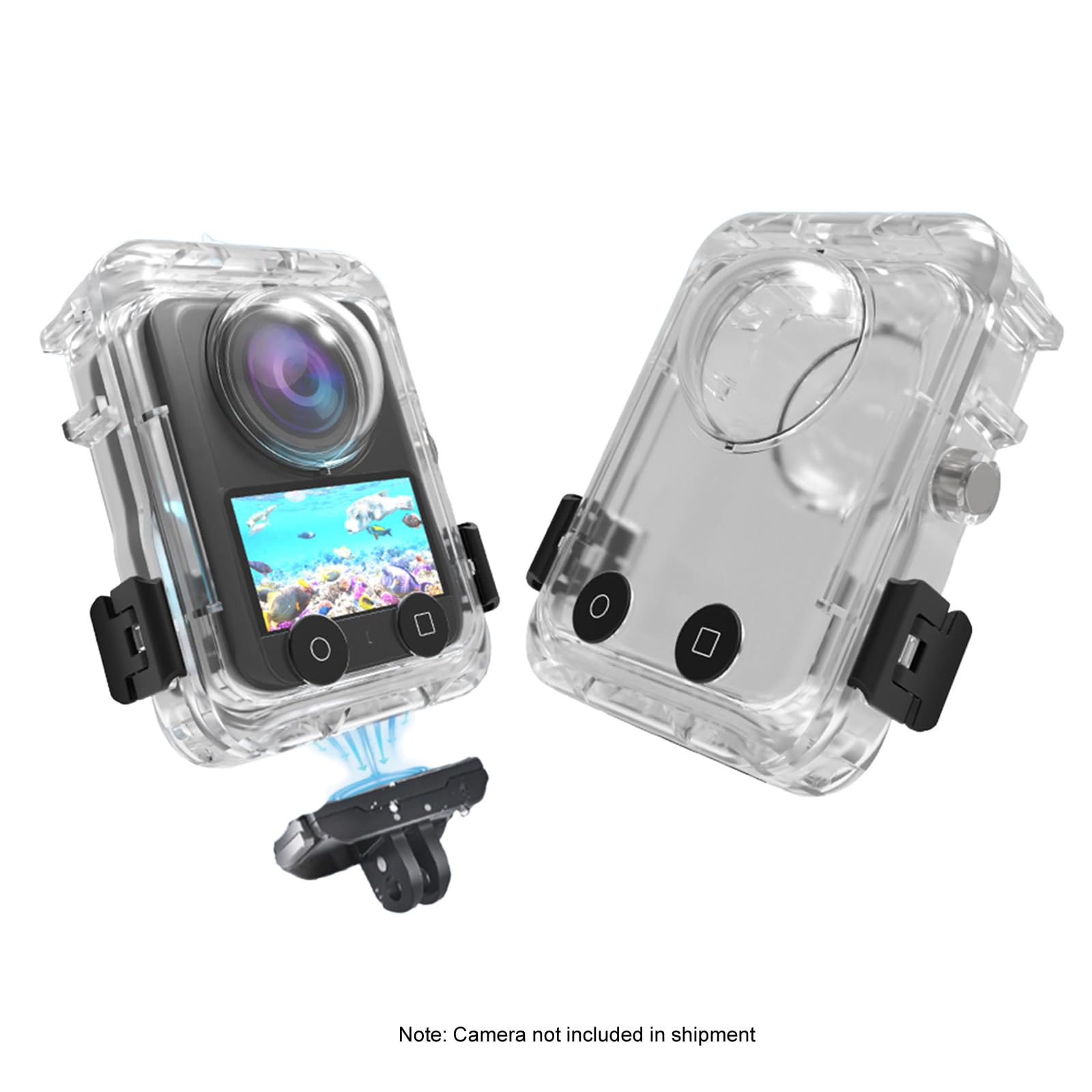 HTU Invisible Dive Case Quick Release Diving Protective Diving Case obudowa obudowa do Osmo 360 Action Camera Akcesoria