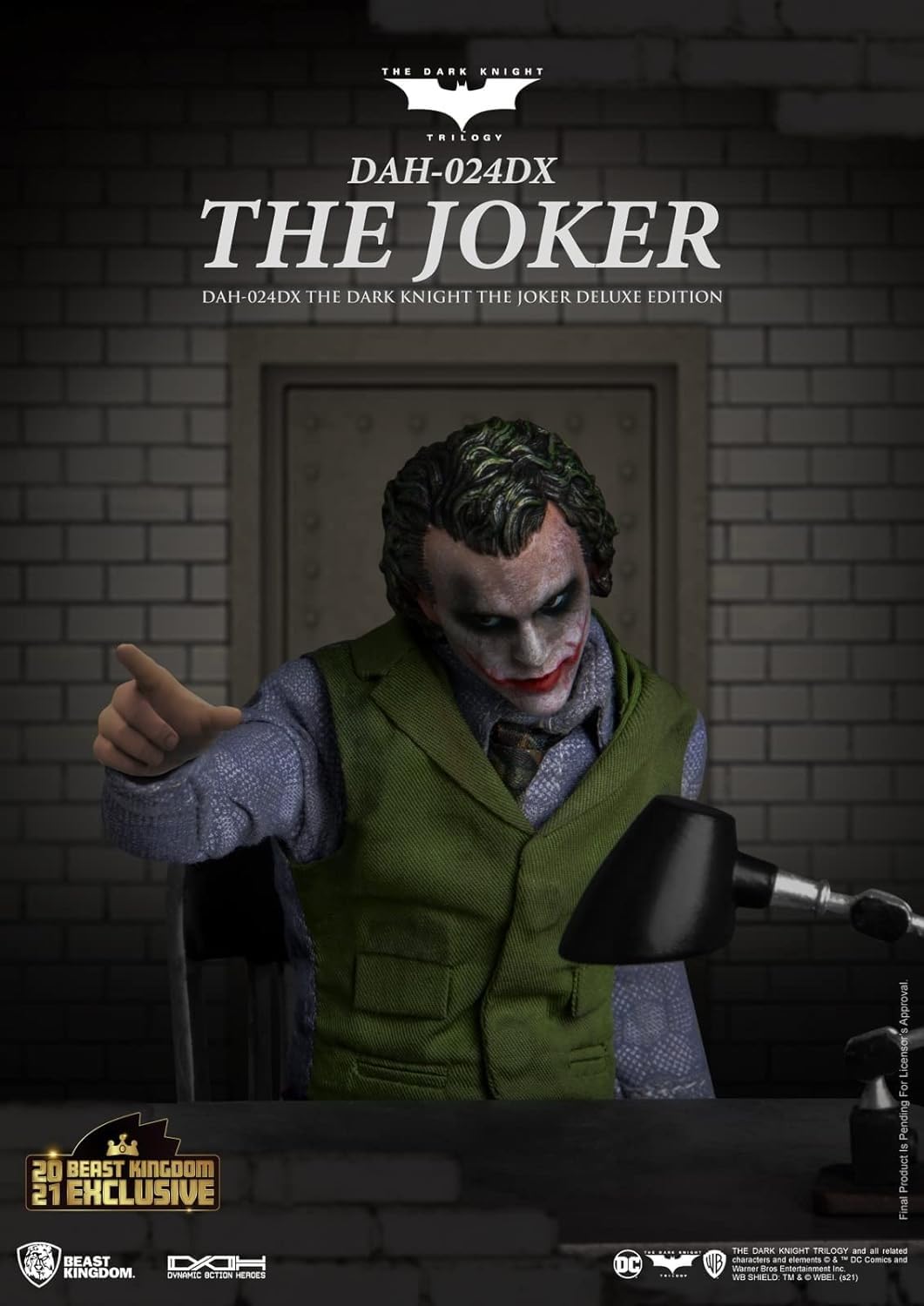 Amazon.co.jp: Beast Kingdom The Dark Knight Joker Deluxe Version
