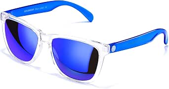 Colossein Women's Square Mirrored UV400 Sunglasses
