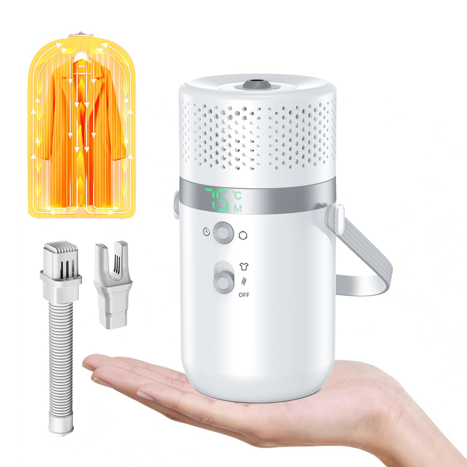 Amazon.co.jp: 布団乾燥機 【2026新モデル 一台多役 超軽量350g】 小型