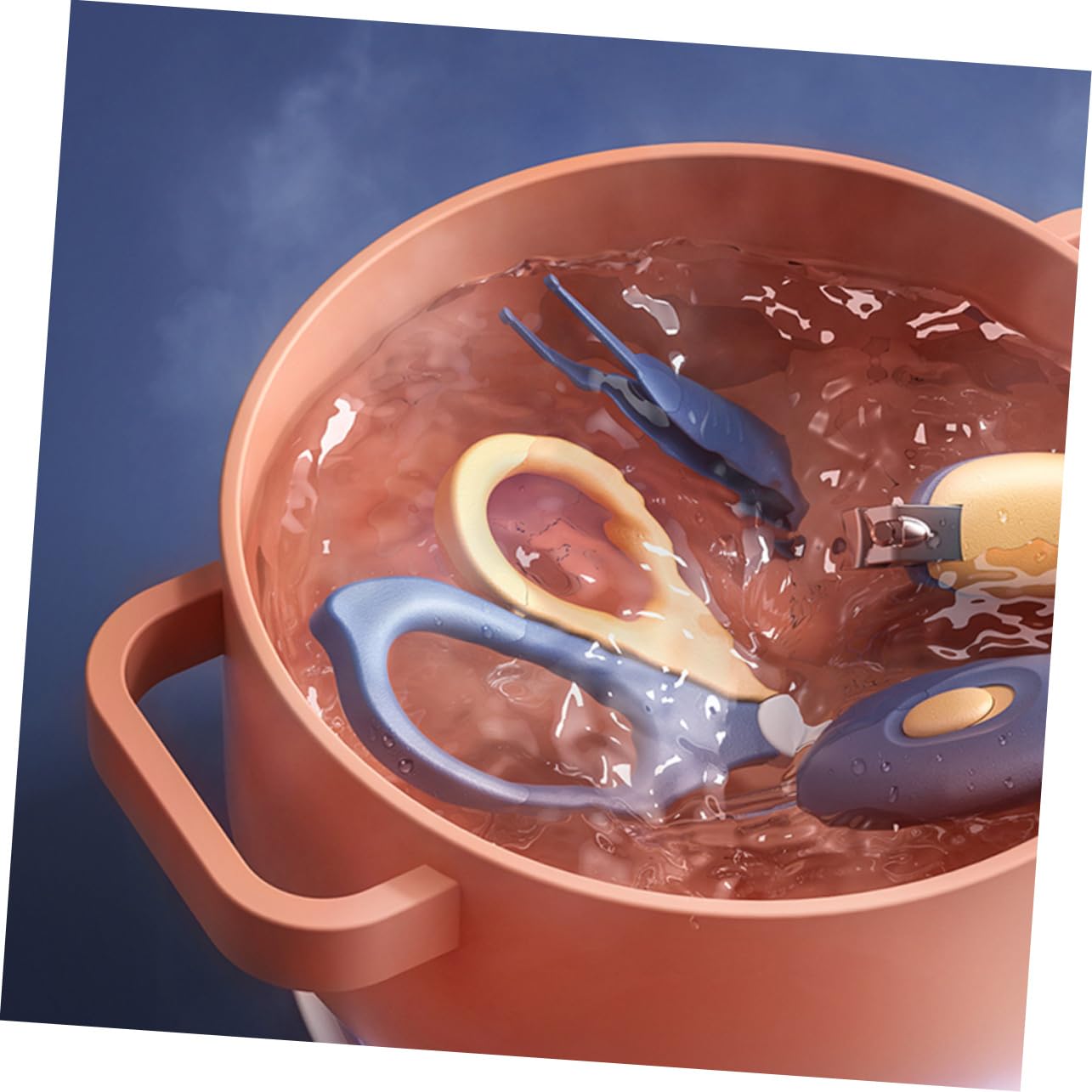 SUPVOX Led Baby Nail Clipper Set 5-in-1 Grooming Kit for Newborns Toddlers Safe Ergonomic Design