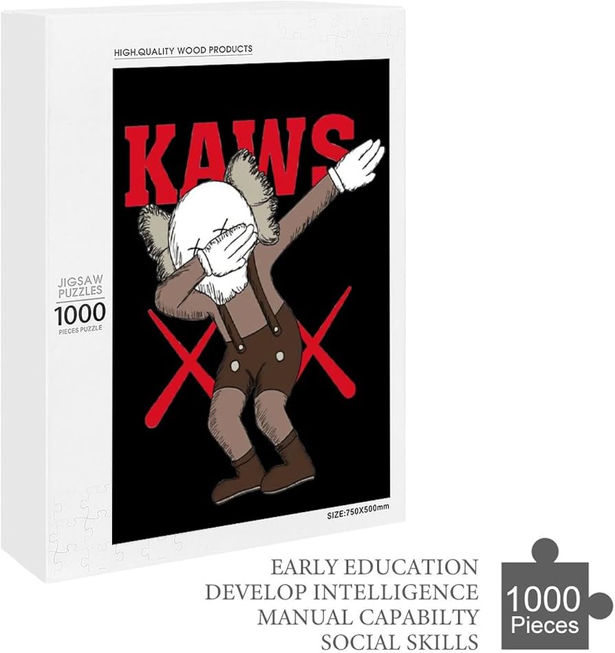 ★新品・未開封★KAWS・カウズ ジグソーパズル 5種セット Amazon.co.jp: ジグソーパズル Kaws カウズ Puzzle 知育玩具 カチっと