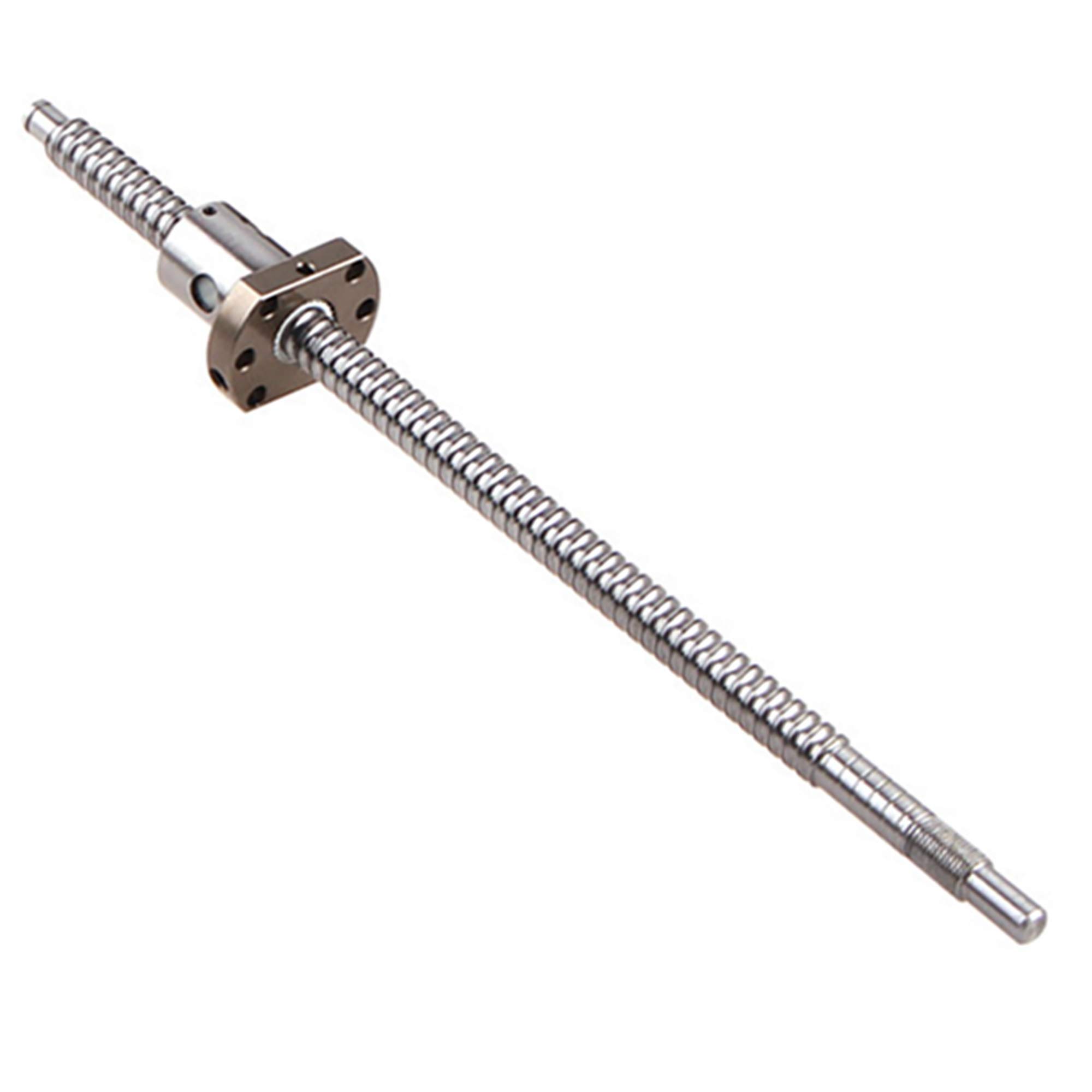 Ball Screw CNC Parts SFU1204 RM1204 450mm Ballscrew with Metal Ball Screw Nut, Length Approx 17.71inch for CNC Machine Parts