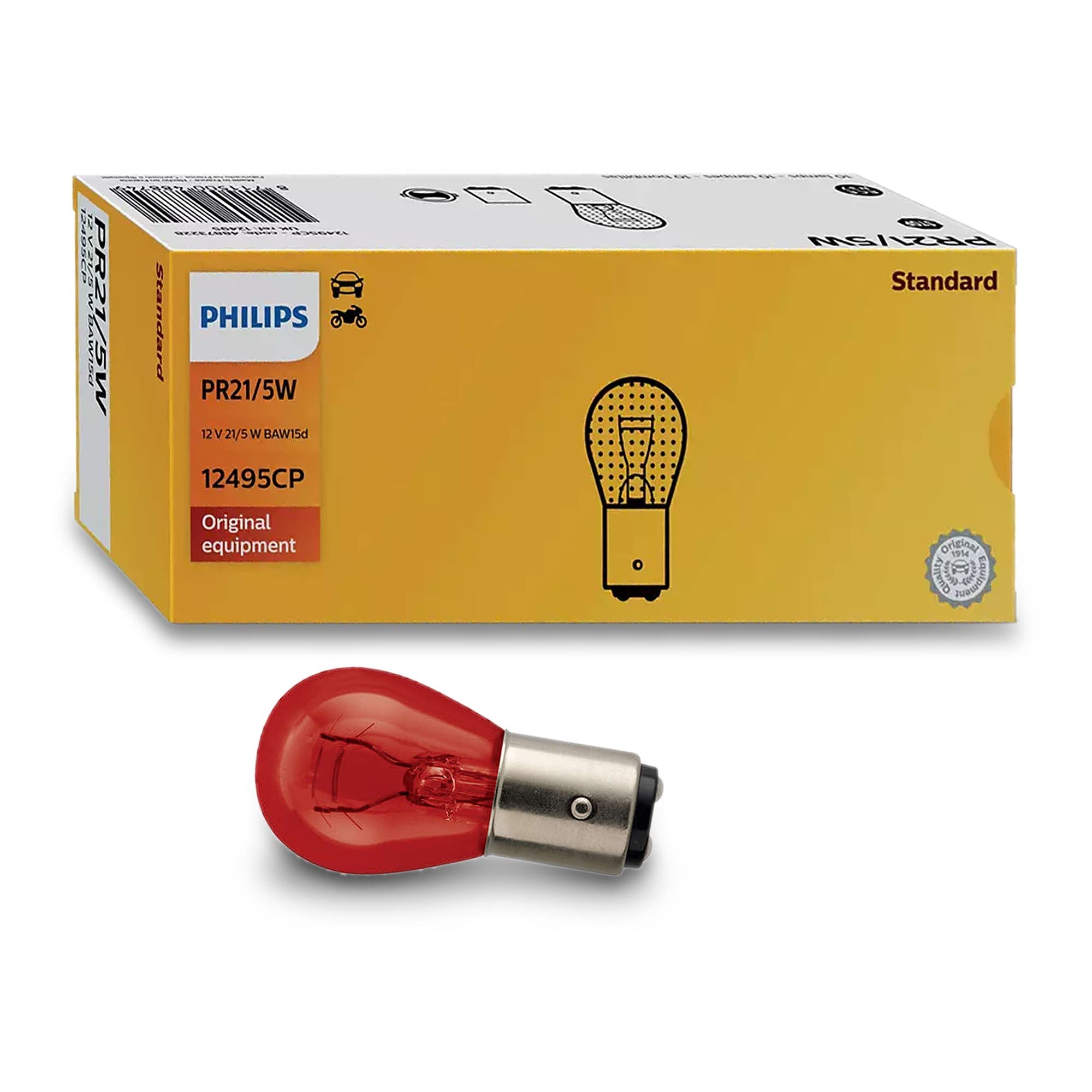 RING AUTOMOTIVE P12495 Philips lampa 12 V, 21/5 W