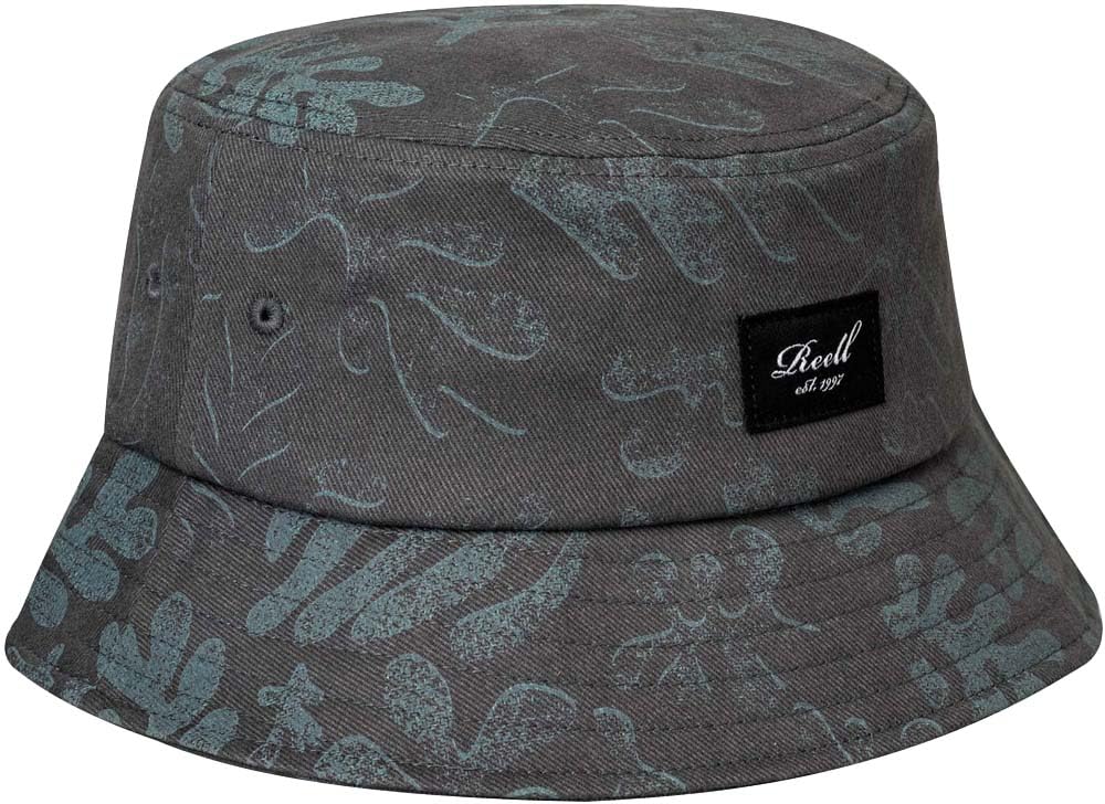 Reell Unisex Black Reef Mens Bucket Hat, One Size