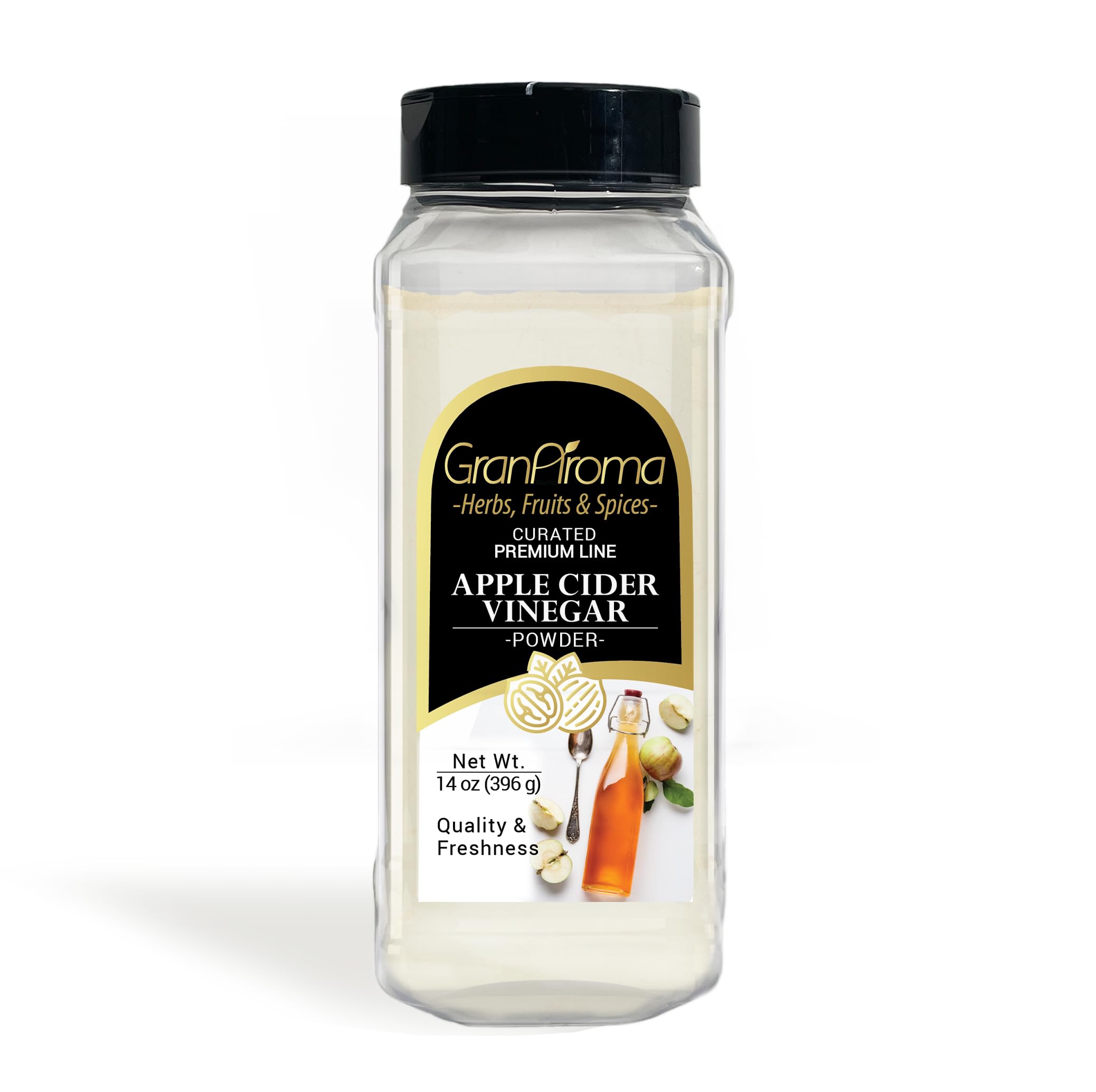 GranAroma Apple Cider Vinegar Powder, 14 oz, Tangy Flavor, Chips & Dips, Seasoning Powder
