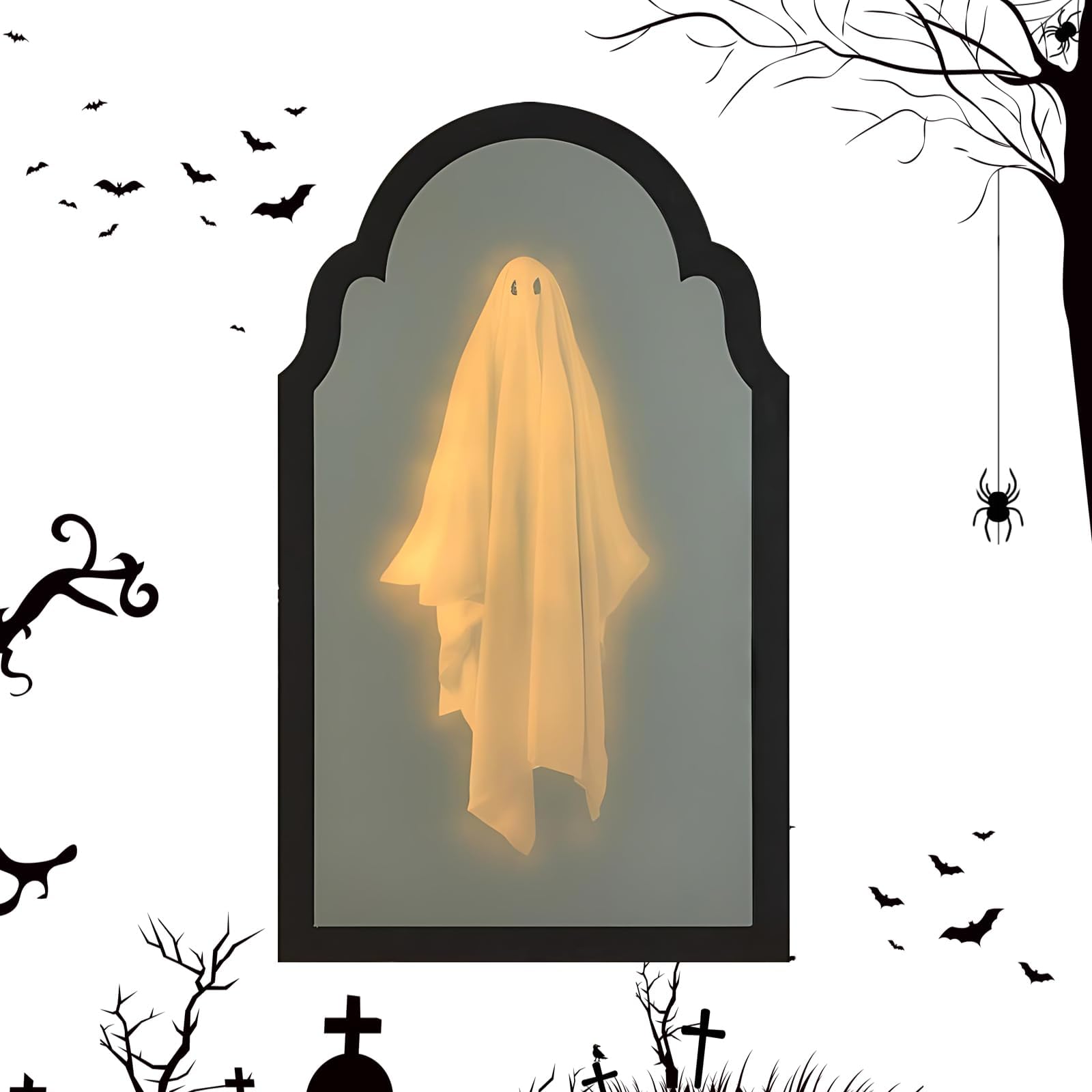 Miroir fantôme Gonggi de fantaisie pour la décoration festive Halloween 2025