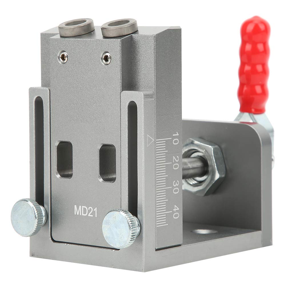 Lokalizator otworów ukośnych, narzędzie do obróbki drewna, łączenie otworów 15 °, materiał ze stopu aluminium, szybkie zaciśnięcie wiertła 9 mm, do tworzenia mebli i projekty