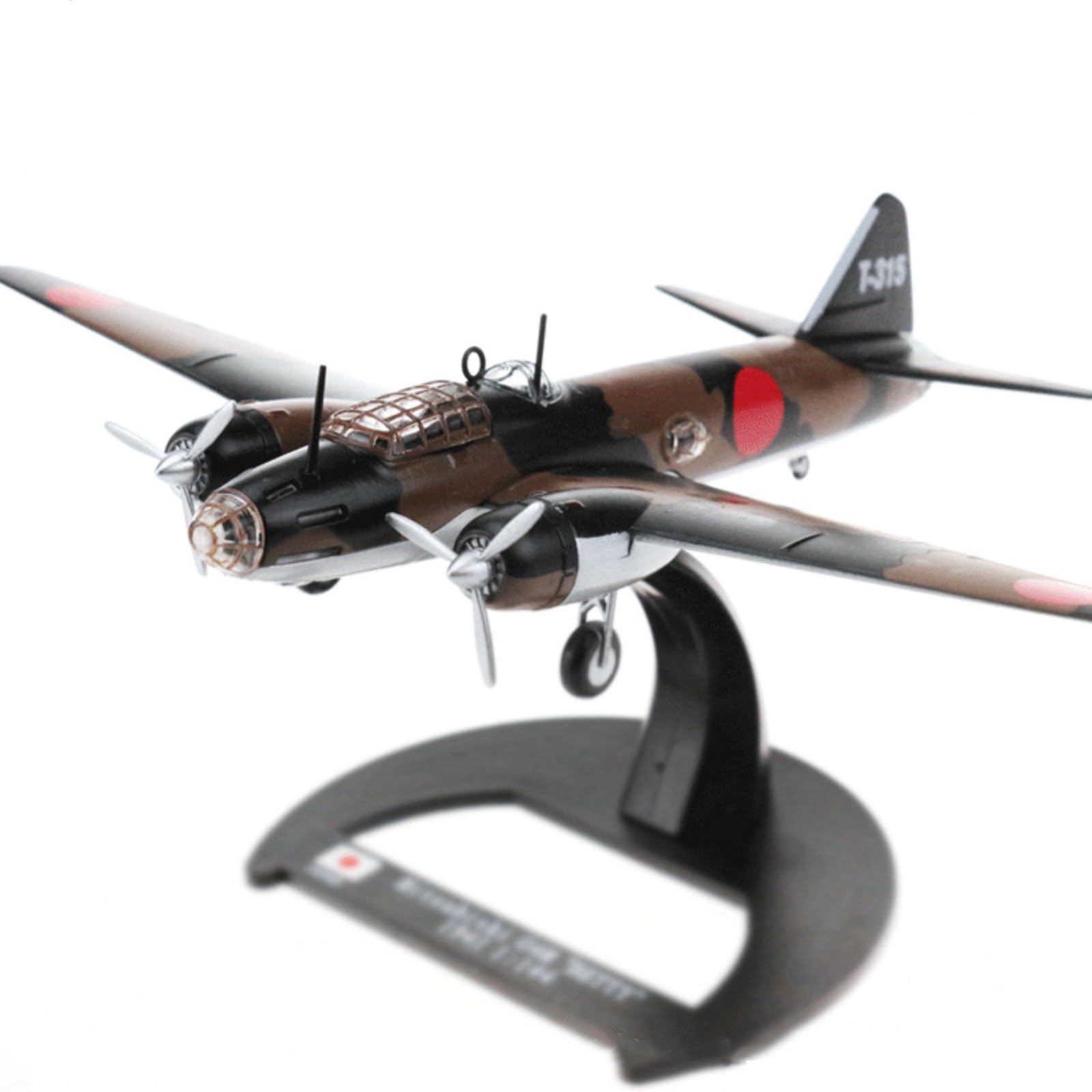 CHICHIYANG 1:144 Scale WWII G4M Betty Bomber Aircraft Model Alloy Die-cast Battle Airplane Fighter Jet Miniature for Enthusiasts