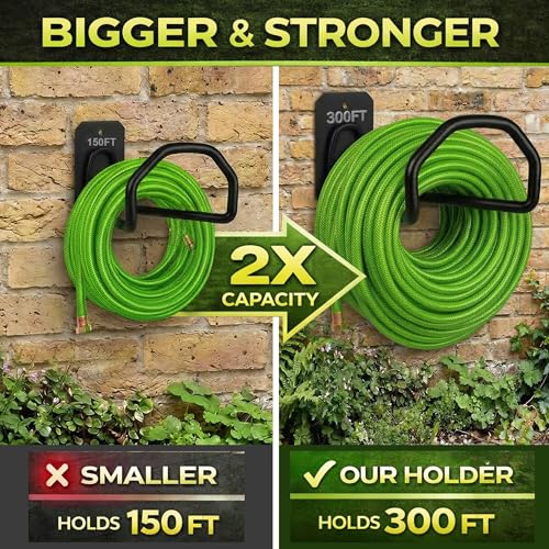 Support de tuyau d'arrosage robuste PeoMev 45m extérieur