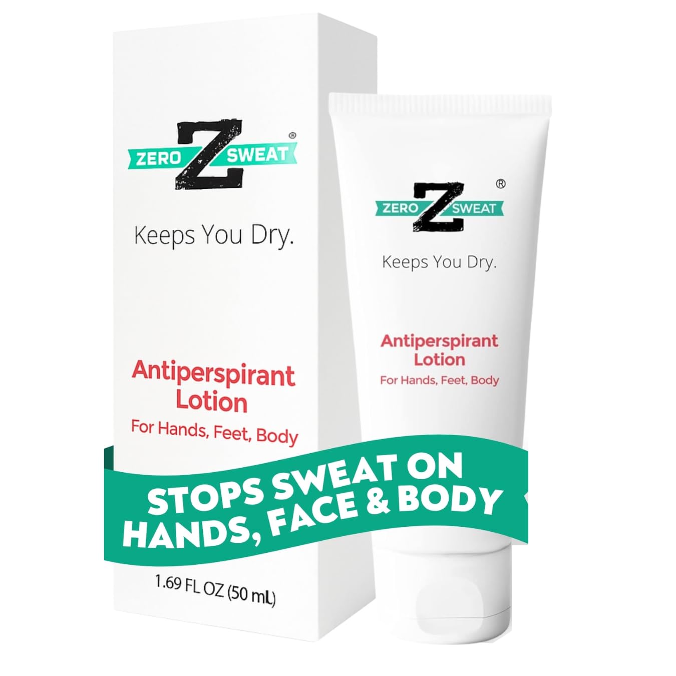 (44ml) - Antiperspirant 20% Deodorant Lotion Clinical Strength Hyperhidrosis Treatment - Reduces Face and Body Sweating