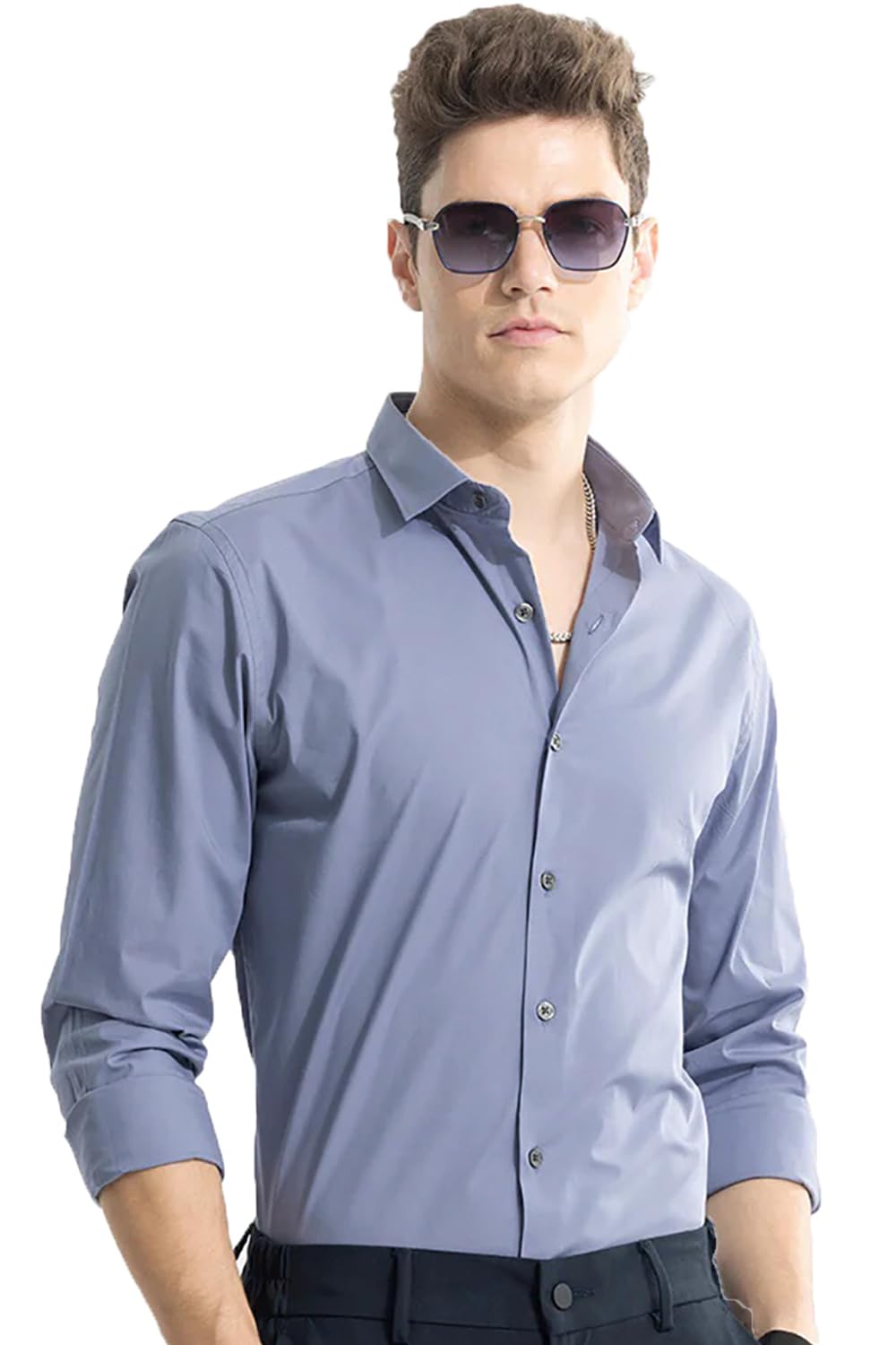 U-Turn Casual Shirt for Men || Shirt for Men Latest Stylish || Men Stylish Shirt || Men Solid Plain Shirt