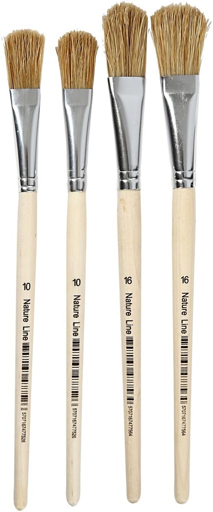 10404 Stencil Brushes 11+14+17 mm 3 Assorted