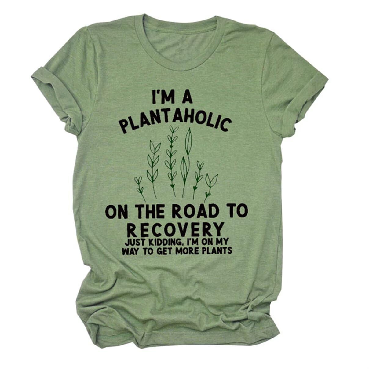 I Am A Plantaholic Shirt for Gardeners Plant Mom Gardener Shirt, Plant Lover Shirt Botanical Shirt, Plant Lady Top